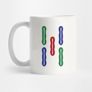 Five Bamboo Stick String Wu Tiao 索 Tile. It's Mahjong Time! Mug